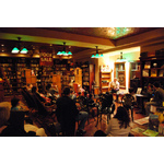 Audience and bookshelves